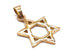 14K Yellow Gold Thick Star of David Necklace